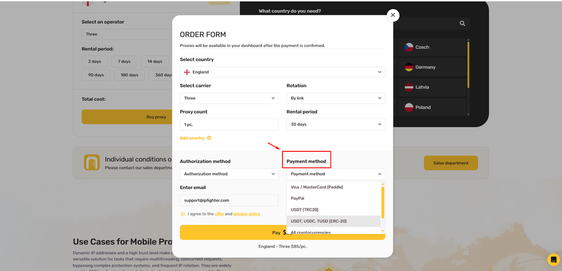 geonix review - proceed with payment
