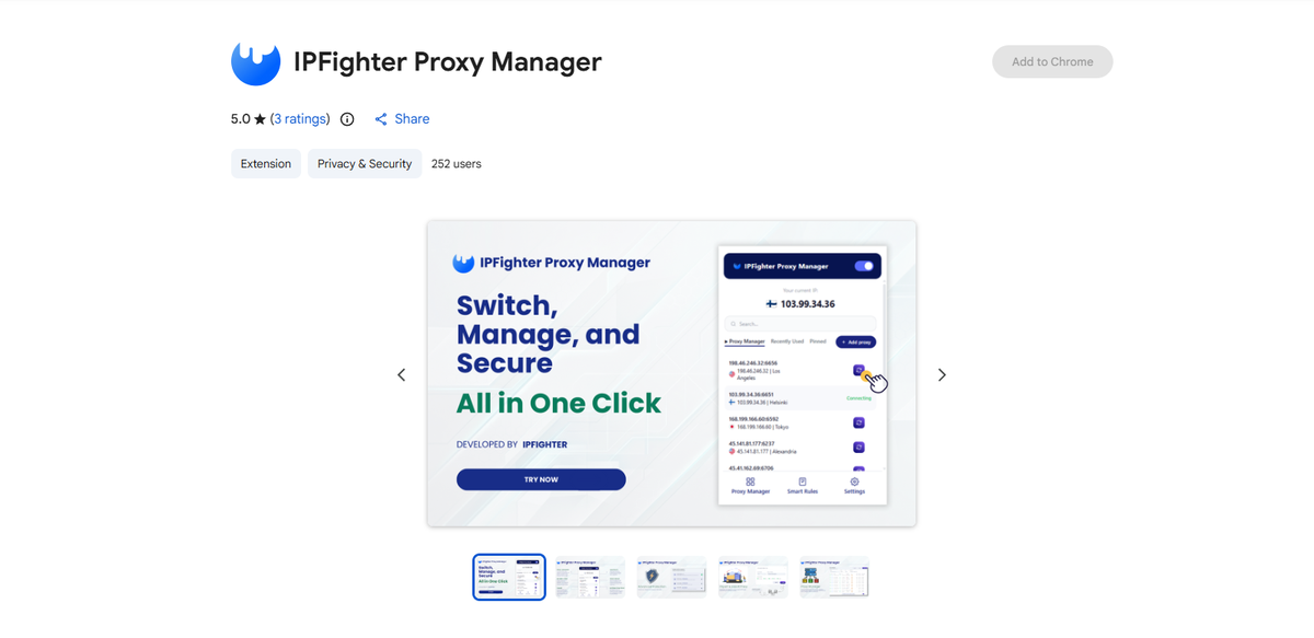 geonix review - ipfighter proxy manager