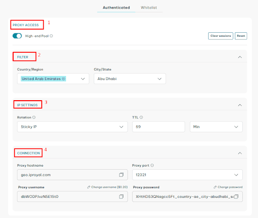 iproyal review - Configure your proxy settings