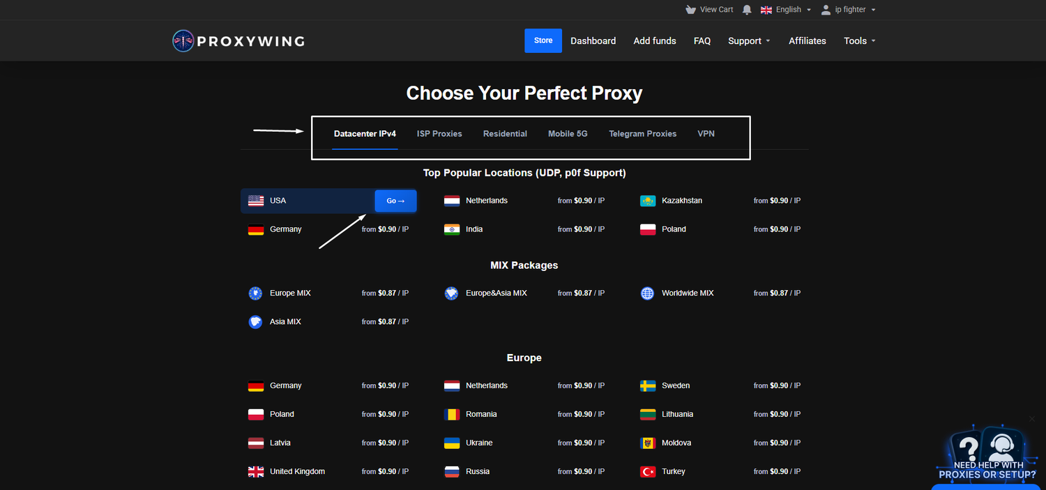 proxywing review - select the proxy