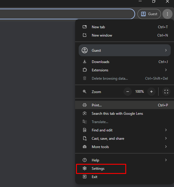 change the display language on Google Chrome browser