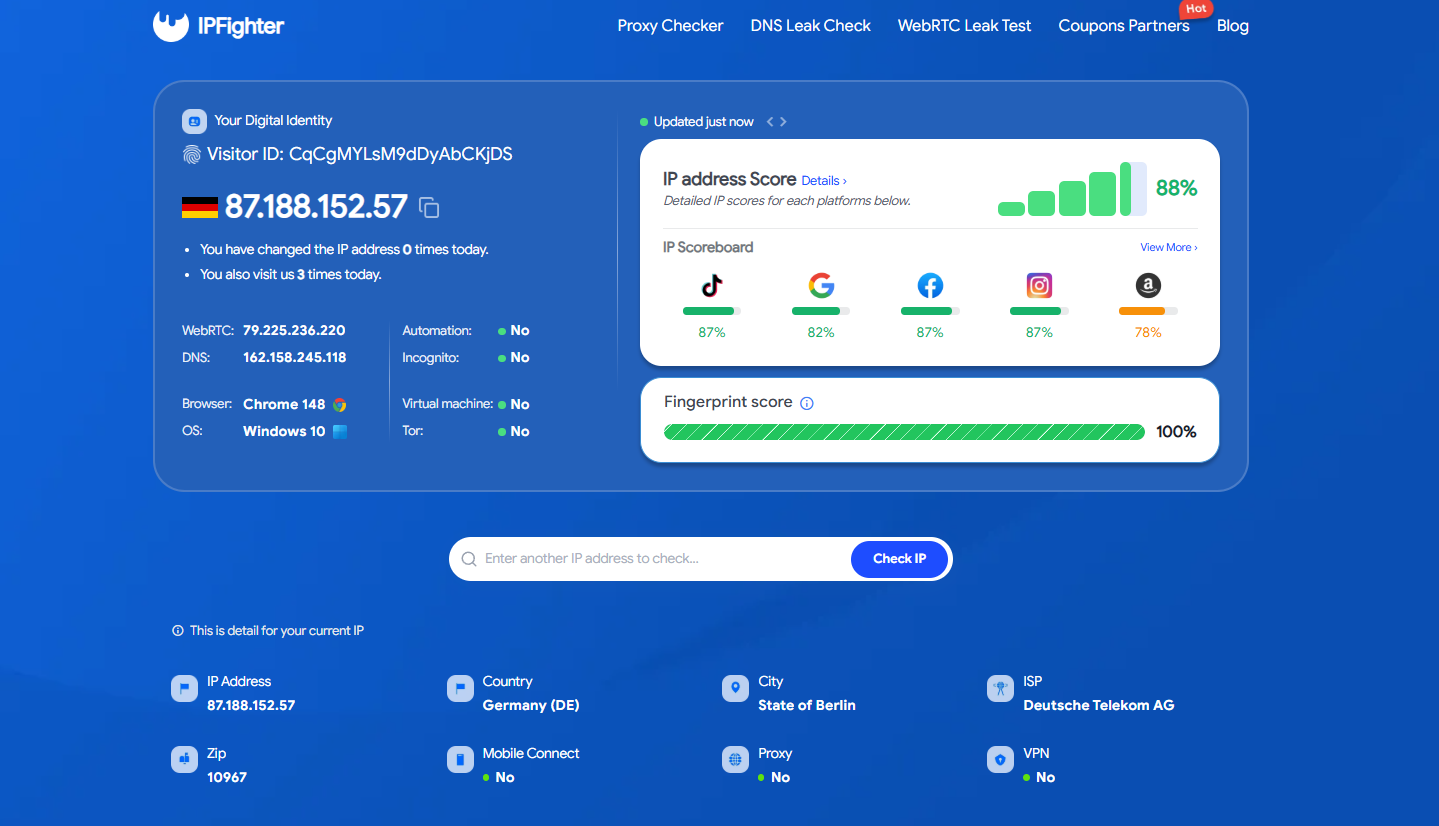 byteful review - Check proxy on IPFighter