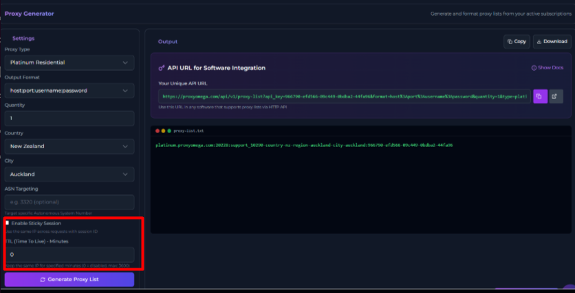 proxyomega review - choose a rotating or static proxy