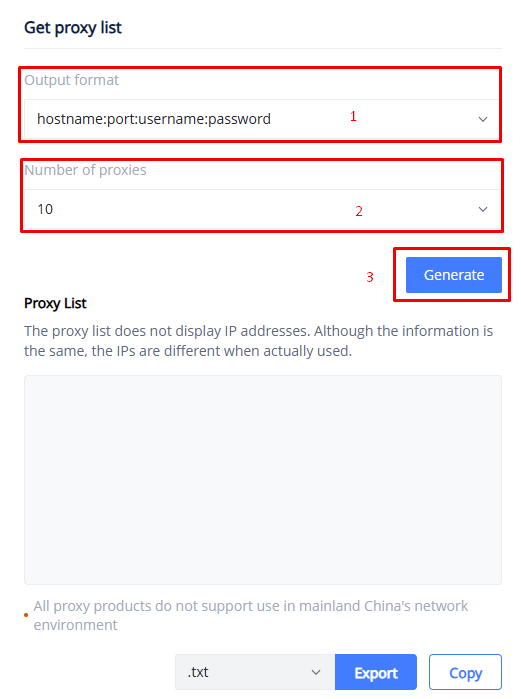 711proxy review - Generate and copy your proxy