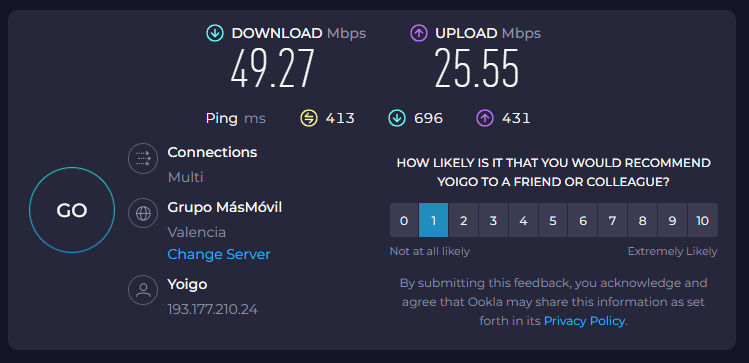 coproxy review - check proxy on Speedtest
