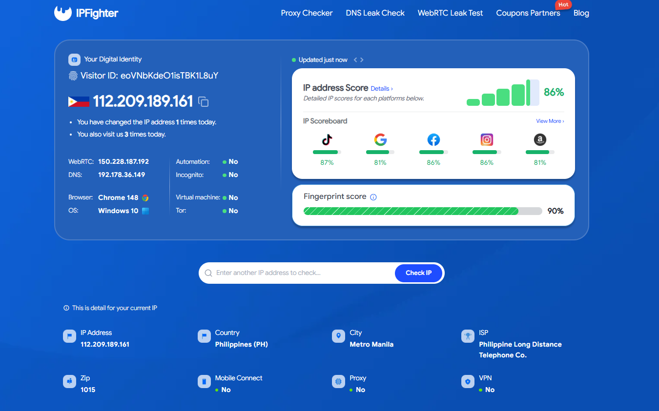 byteful review - Check proxy on IPFighter