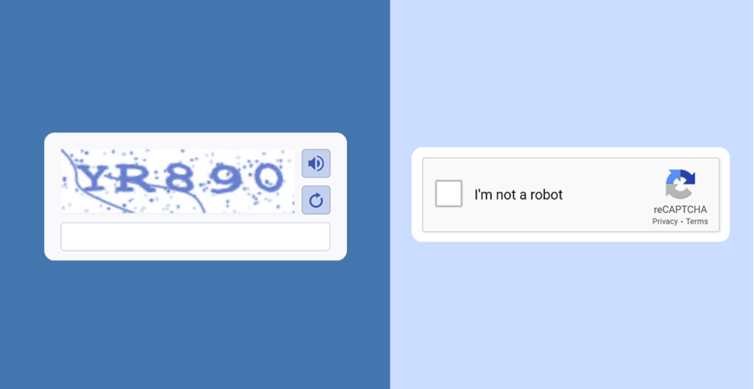 captcha vs recaptcha - defintion