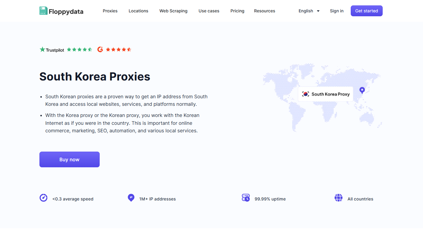 korean proxy service - floppydata
