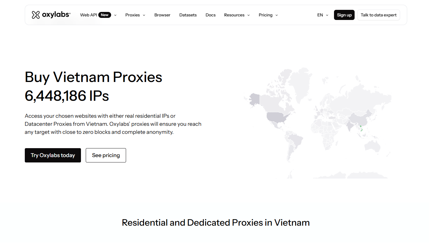 proxy vietnam - oxylabs