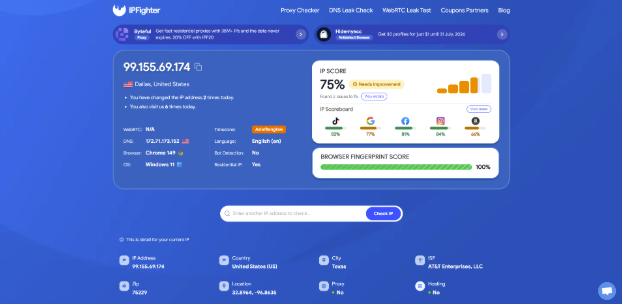 best residential proxy providers in 2026 - check residential proxy on IPFighter