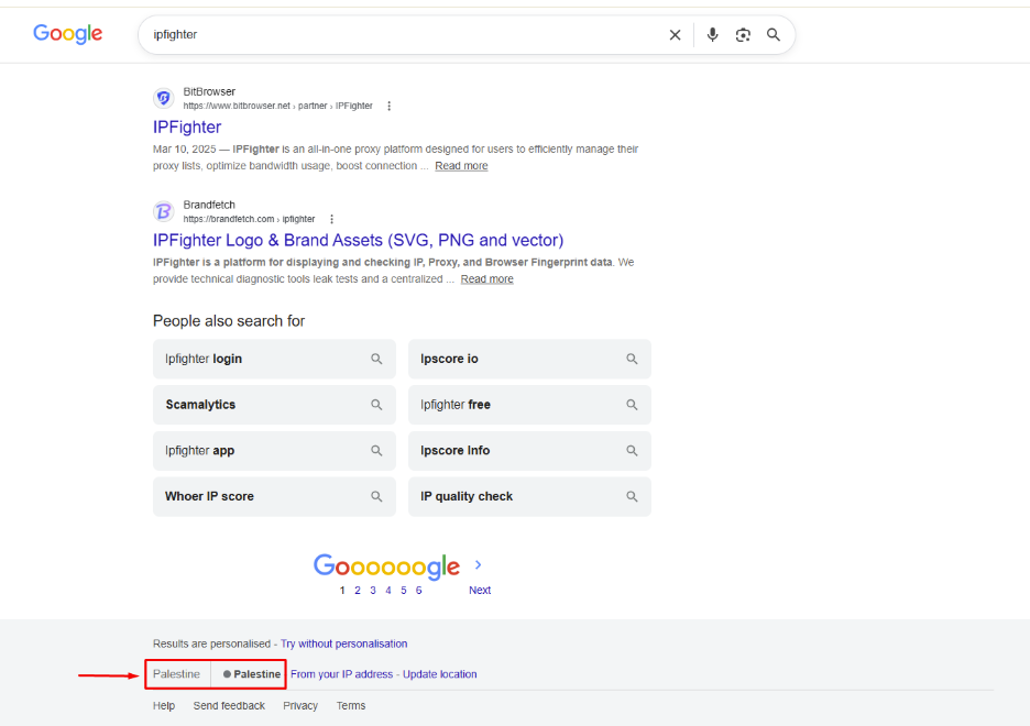 nodemaven review - check on the google search bar