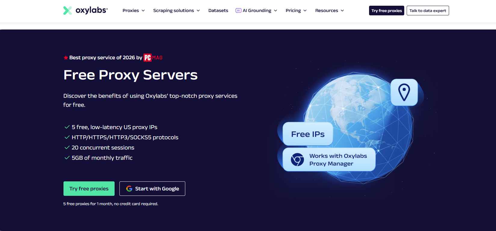 best free proxy sites - free proxy on oxylabs