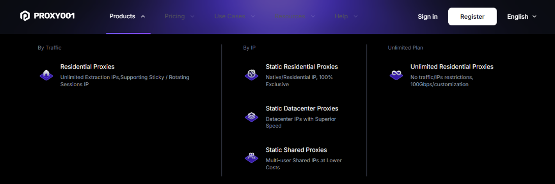 proxy001 review - proxy types