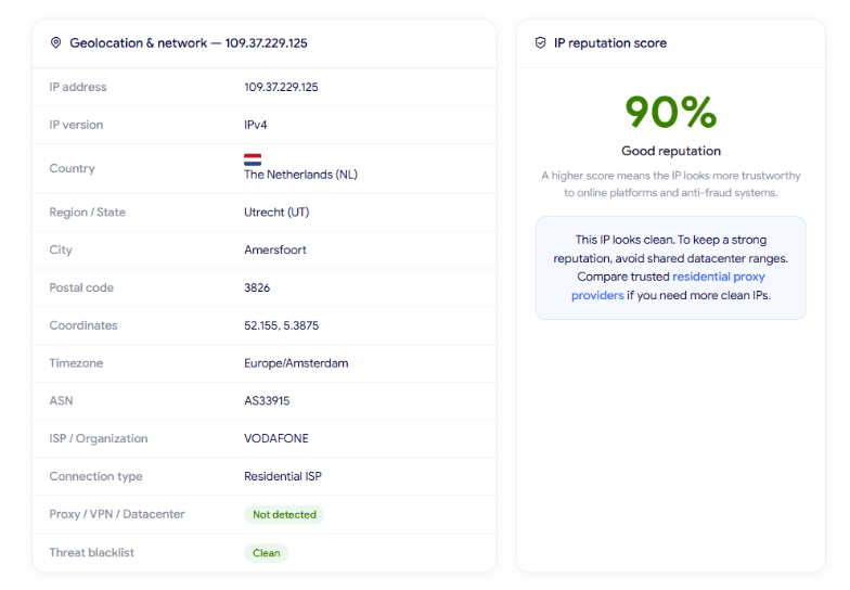 coronium review - ip lookup results