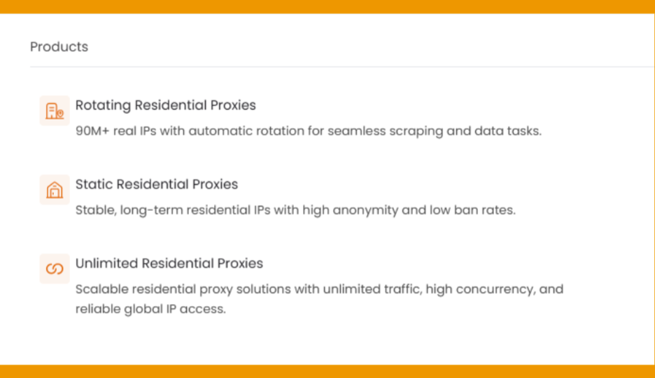 rapidproxy review - proxy types