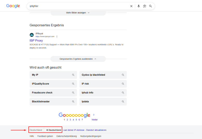 best isp proxy providers - check on the google search bar