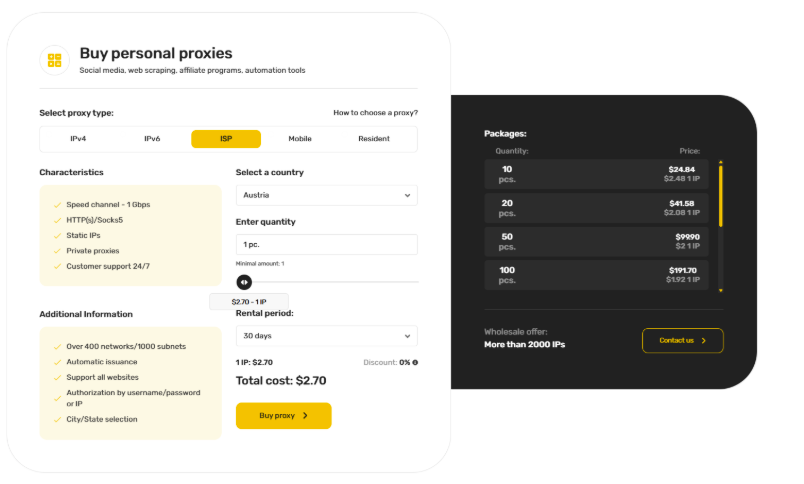 best isp proxy providers- geonix homepage
