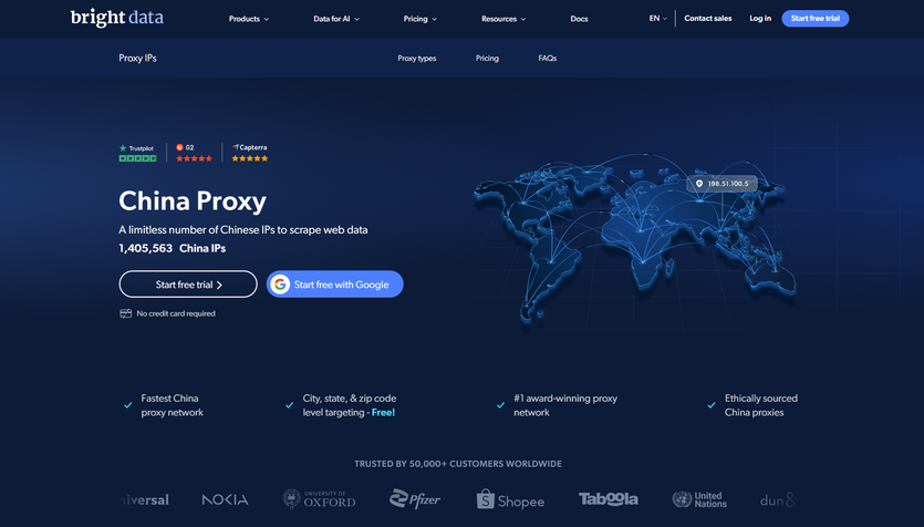 chinese proxy - bright data