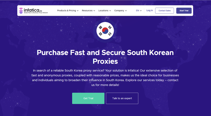 korean proxy service - infatica