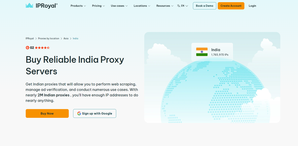 India proxy - IPRoyal