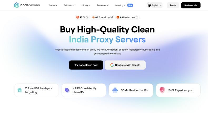 India proxy - NodeMaven