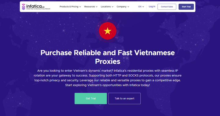 proxy vietnam - infatica