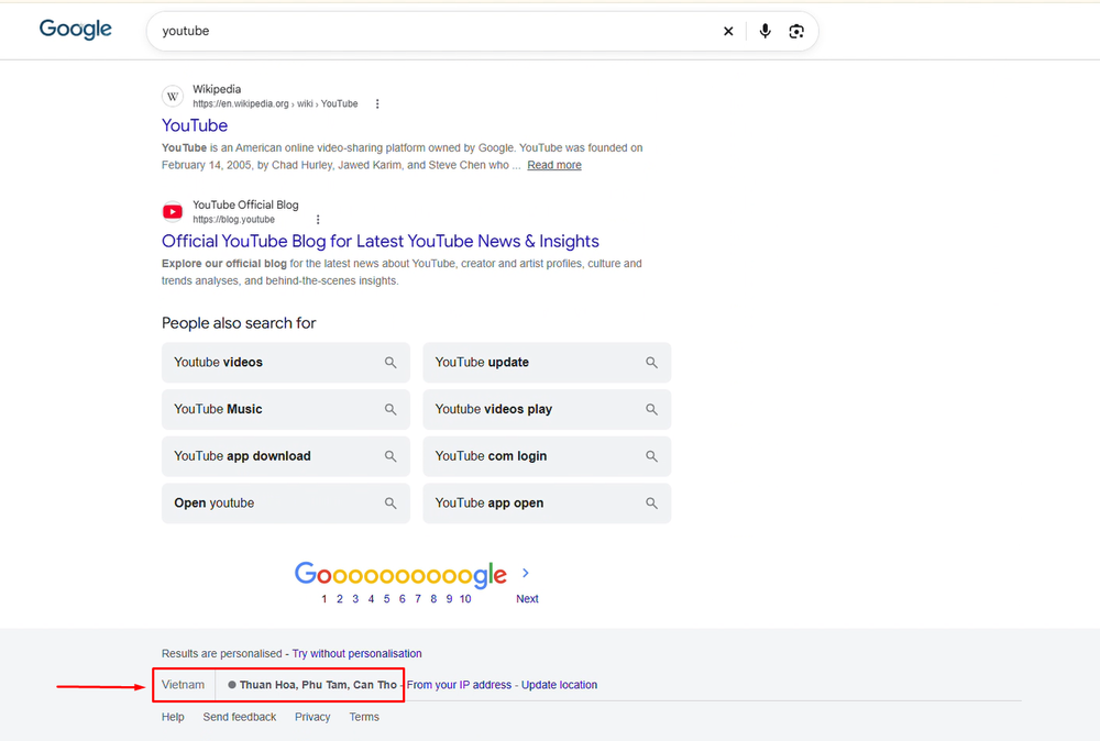 floppydata review - check on the google search bar