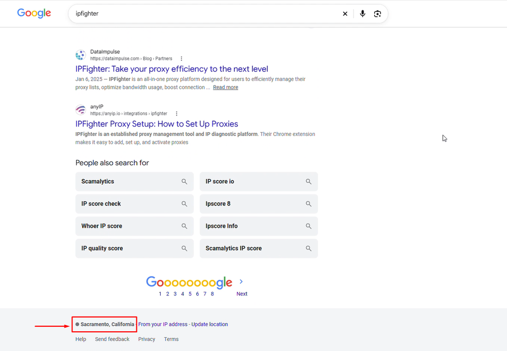 floppydata review - check on the google search bar