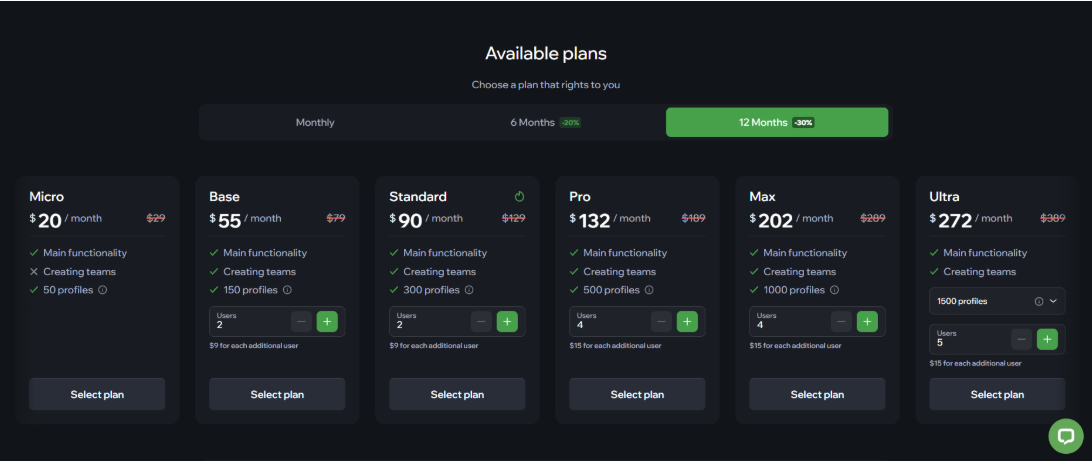 vision browser review - pricing